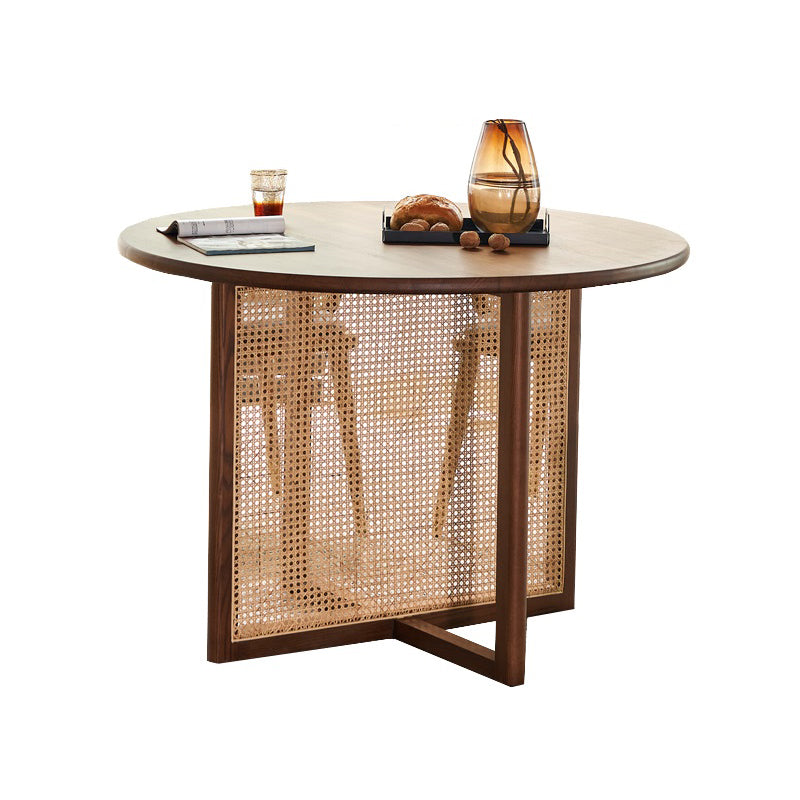 Modern Style Solid Wood Dining Table Sled Base Dining Site Table for Dining Room Clearhalo ' dining_table' 'Dining Tables & Seating' 'Dining Tables' 'furn' 'furn_dining_table' 'Furniture' 'furniture_dining_table' 'Kitchen & Dining Furniture' 'kitchen&dining_furn' 'kitchen' 'kitchen_dining_table' 3649579