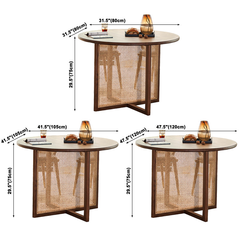 Modern Style Solid Wood Dining Table Sled Base Dining Site Table for Dining Room Clearhalo ' dining_table' 'Dining Tables & Seating' 'Dining Tables' 'furn' 'furn_dining_table' 'Furniture' 'furniture_dining_table' 'Kitchen & Dining Furniture' 'kitchen&dining_furn' 'kitchen' 'kitchen_dining_table' 3649584