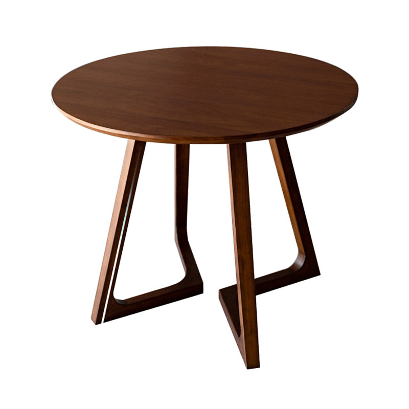 Contemporary Style Round Dining Table Solid Wood Furniture for Dining Room Clearhalo ' dining_table' 'Dining Tables & Seating' 'Dining Tables' 'furn' 'furn_dining_table' 'Furniture' 'furniture_dining_table' 'Kitchen & Dining Furniture' 'kitchen&dining_furn' 'kitchen' 'kitchen_dining_table' 3649619