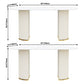 Oval Double Pedestal Contemporary Dining Table White Fixed Table of Sintered Stone Clearhalo ' dining_table' 'Dining Tables & Seating' 'Dining Tables' 'furn' 'furn_dining_table' 'Furniture' 'furniture_dining_table' 'Kitchen & Dining Furniture' 'kitchen&dining_furn' 'kitchen' 'kitchen_dining_table' 3649657