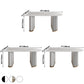 Metal Modern Free Form Indoor Table Sintered Stone Table for Kitchen and Dining Room Clearhalo ' dining_table' 'Dining Tables & Seating' 'Dining Tables' 'furn' 'furn_dining_table' 'Furniture' 'furniture_dining_table' 'Kitchen & Dining Furniture' 'kitchen&dining_furn' 'kitchen' 'kitchen_dining_table' 3649667