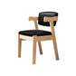 Scandinavian Style Wood Dining Side Chair Upholstered Open Back Dining Side Chair Black 1 Piece Natural Wood Clearhalo ' kitchen&dining_furn' 'Dining Chairs' 'Dining Tables & Seating' 'dining_chair' 'furn' 'furn_dining_chair' 'Furniture' 'furniture_dining_chair' 'Kitchen & Dining Furniture' 'kitchen' 3649722
