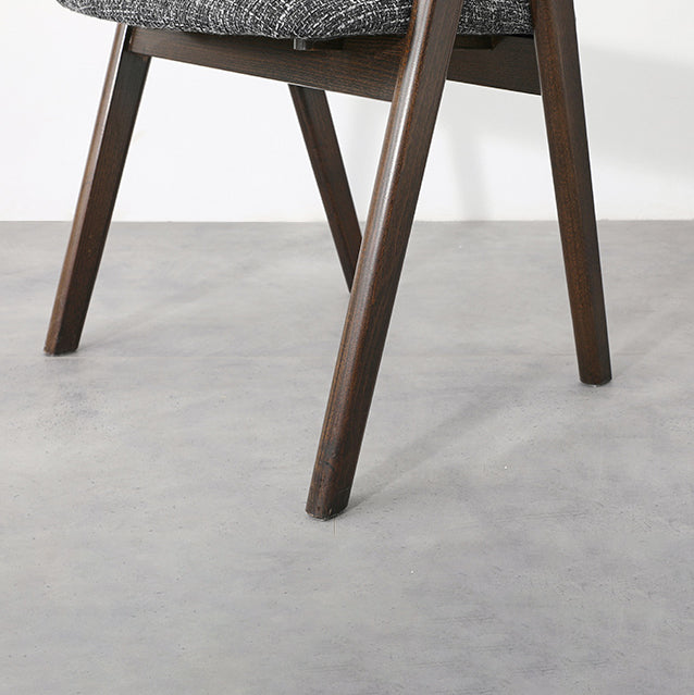 Modern Solid Wood Opening Back Dining Arm Chair Kitchen Dining Arm Chair Clearhalo ' kitchen&dining_furn' 'Dining Chairs' 'Dining Tables & Seating' 'dining_chair' 'furn' 'furn_dining_chair' 'Furniture' 'furniture_dining_chair' 'Kitchen & Dining Furniture' 'kitchen' 3649744