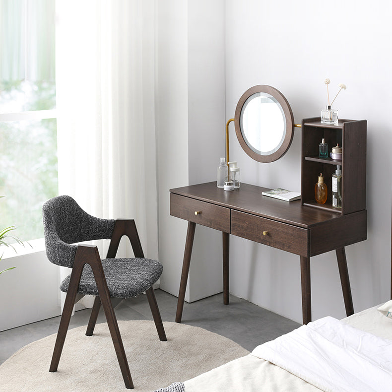 Modern Solid Wood Opening Back Dining Arm Chair Kitchen Dining Arm Chair Clearhalo ' kitchen&dining_furn' 'Dining Chairs' 'Dining Tables & Seating' 'dining_chair' 'furn' 'furn_dining_chair' 'Furniture' 'furniture_dining_chair' 'Kitchen & Dining Furniture' 'kitchen' 3649752