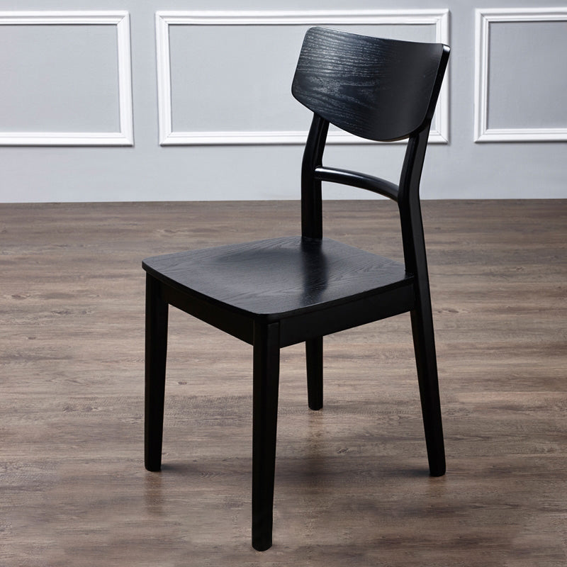 Solid Wood Industrial Style Side Chair Ladder Back Kitchen Dining Chair Clearhalo ' kitchen&dining_furn' 'Dining Chairs' 'Dining Tables & Seating' 'dining_chair' 'furn' 'furn_dining_chair' 'Furniture' 'furniture_dining_chair' 'Kitchen & Dining Furniture' 'kitchen' 3649753