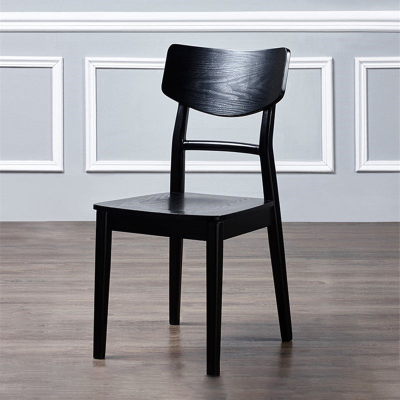 Solid Wood Industrial Style Side Chair Ladder Back Kitchen Dining Chair Clearhalo ' kitchen&dining_furn' 'Dining Chairs' 'Dining Tables & Seating' 'dining_chair' 'furn' 'furn_dining_chair' 'Furniture' 'furniture_dining_chair' 'Kitchen & Dining Furniture' 'kitchen' 3649756