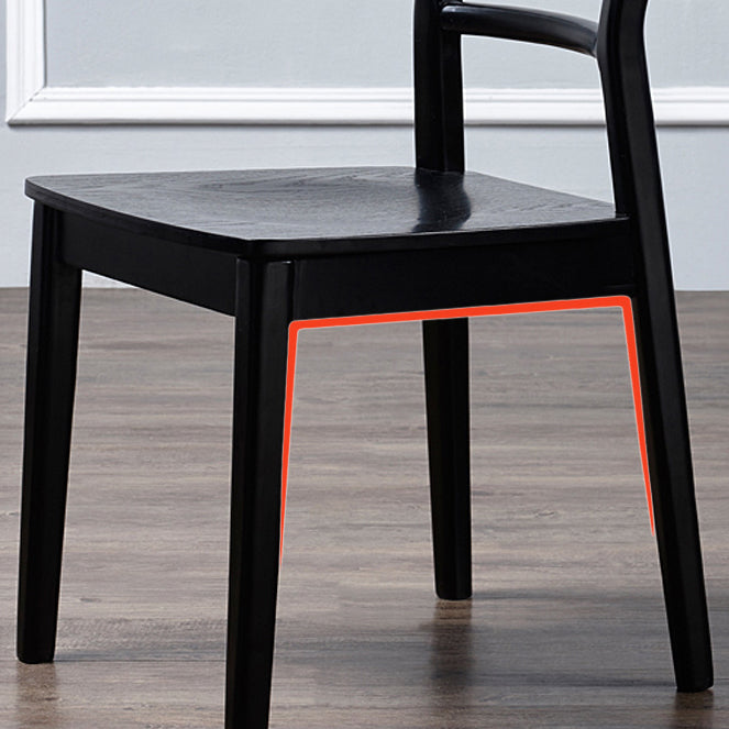 Solid Wood Industrial Style Side Chair Ladder Back Kitchen Dining Chair Clearhalo ' kitchen&dining_furn' 'Dining Chairs' 'Dining Tables & Seating' 'dining_chair' 'furn' 'furn_dining_chair' 'Furniture' 'furniture_dining_chair' 'Kitchen & Dining Furniture' 'kitchen' 3649763