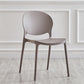 Modern Plastic Open Back Dining Side Chair 32"H Acrylic Dining Chair for Restaurant Grey 1 Piece Clearhalo ' kitchen&dining_furn' 'Dining Chairs' 'Dining Tables & Seating' 'dining_chair' 'furn' 'furn_dining_chair' 'Furniture' 'furniture_dining_chair' 'Kitchen & Dining Furniture' 'kitchen' 3649917