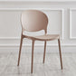 Modern Plastic Open Back Dining Side Chair 32"H Acrylic Dining Chair for Restaurant Camel 1 Piece Clearhalo ' kitchen&dining_furn' 'Dining Chairs' 'Dining Tables & Seating' 'dining_chair' 'furn' 'furn_dining_chair' 'Furniture' 'furniture_dining_chair' 'Kitchen & Dining Furniture' 'kitchen' 3649926
