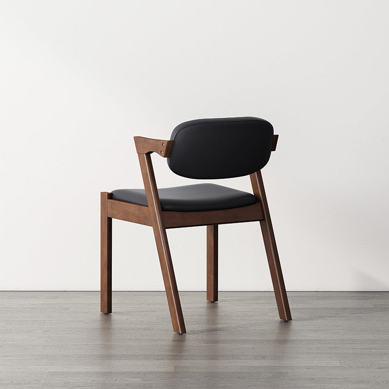 Contemporary Kitchen Solid Wood Dining Side Chair Opening Back Dining Side Chair Clearhalo ' kitchen&dining_furn' 'Dining Chairs' 'Dining Tables & Seating' 'dining_chair' 'furn' 'furn_dining_chair' 'Furniture' 'furniture_dining_chair' 'Kitchen & Dining Furniture' 'kitchen' 3649937