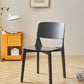 Nordic Style Solid Wood Dining Room Chair Armless Open Back Dining Side Chair for Home Use Black 1 Piece Clearhalo ' kitchen&dining_furn' 'Dining Chairs' 'Dining Tables & Seating' 'dining_chair' 'furn' 'furn_dining_chair' 'Furniture' 'furniture_dining_chair' 'Kitchen & Dining Furniture' 'kitchen' 3649966