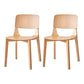 Nordic Style Solid Wood Dining Room Chair Armless Open Back Dining Side Chair for Home Use Natural 2 Piece Set Clearhalo ' kitchen&dining_furn' 'Dining Chairs' 'Dining Tables & Seating' 'dining_chair' 'furn' 'furn_dining_chair' 'Furniture' 'furniture_dining_chair' 'Kitchen & Dining Furniture' 'kitchen' 3649967