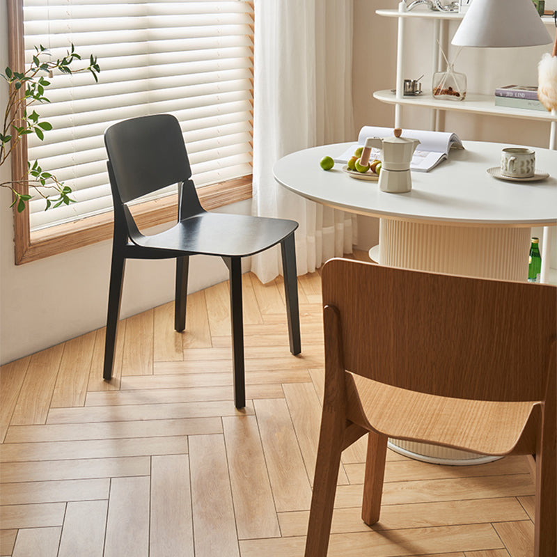 Nordic Style Solid Wood Dining Room Chair Armless Open Back Dining Side Chair for Home Use Clearhalo ' kitchen&dining_furn' 'Dining Chairs' 'Dining Tables & Seating' 'dining_chair' 'furn' 'furn_dining_chair' 'Furniture' 'furniture_dining_chair' 'Kitchen & Dining Furniture' 'kitchen' 3649979