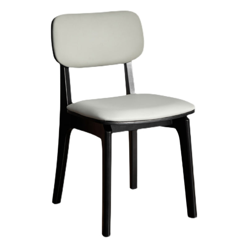 Contemporary Kitchen Dining Side Chair Opening Back Solid Wood Dining Side Chair Clearhalo ' kitchen&dining_furn' 'Dining Chairs' 'Dining Tables & Seating' 'dining_chair' 'furn' 'furn_dining_chair' 'Furniture' 'furniture_dining_chair' 'Kitchen & Dining Furniture' 'kitchen' 3650036