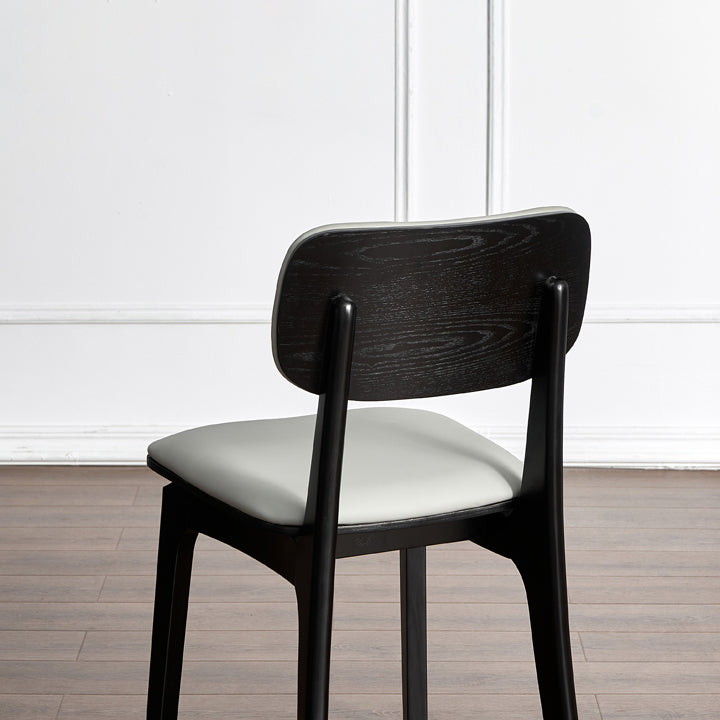 Contemporary Kitchen Dining Side Chair Opening Back Solid Wood Dining Side Chair Clearhalo ' kitchen&dining_furn' 'Dining Chairs' 'Dining Tables & Seating' 'dining_chair' 'furn' 'furn_dining_chair' 'Furniture' 'furniture_dining_chair' 'Kitchen & Dining Furniture' 'kitchen' 3650042