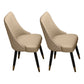 Scandinavian Style Wood Side Dining Chairs Dining Room Solid Back Chair Khaki 2 Piece Set Clearhalo ' kitchen&dining_furn' 'Dining Chairs' 'Dining Tables & Seating' 'dining_chair' 'furn' 'furn_dining_chair' 'Furniture' 'furniture_dining_chair' 'Kitchen & Dining Furniture' 'kitchen' 3650089