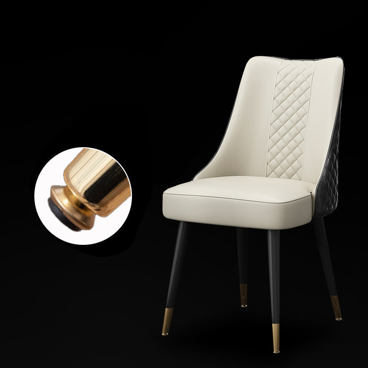 Scandinavian Style Wood Side Dining Chairs Dining Room Solid Back Chair Clearhalo ' kitchen&dining_furn' 'Dining Chairs' 'Dining Tables & Seating' 'dining_chair' 'furn' 'furn_dining_chair' 'Furniture' 'furniture_dining_chair' 'Kitchen & Dining Furniture' 'kitchen' 3650102