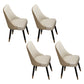 Scandinavian Style Wood Side Dining Chairs Dining Room Solid Back Chair White-Brown 6 Piece Set Clearhalo ' kitchen&dining_furn' 'Dining Chairs' 'Dining Tables & Seating' 'dining_chair' 'furn' 'furn_dining_chair' 'Furniture' 'furniture_dining_chair' 'Kitchen & Dining Furniture' 'kitchen' 3650105