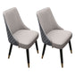 Scandinavian Style Wood Side Dining Chairs Dining Room Solid Back Chair Silver Gray 2 Piece Set Clearhalo ' kitchen&dining_furn' 'Dining Chairs' 'Dining Tables & Seating' 'dining_chair' 'furn' 'furn_dining_chair' 'Furniture' 'furniture_dining_chair' 'Kitchen & Dining Furniture' 'kitchen' 3650106