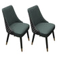 Scandinavian Style Wood Side Dining Chairs Dining Room Solid Back Chair Green-Black 2 Piece Set Clearhalo ' kitchen&dining_furn' 'Dining Chairs' 'Dining Tables & Seating' 'dining_chair' 'furn' 'furn_dining_chair' 'Furniture' 'furniture_dining_chair' 'Kitchen & Dining Furniture' 'kitchen' 3650113