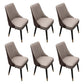 Scandinavian Style Wood Side Dining Chairs Dining Room Solid Back Chair Gray Coffee 6 Piece Set Clearhalo ' kitchen&dining_furn' 'Dining Chairs' 'Dining Tables & Seating' 'dining_chair' 'furn' 'furn_dining_chair' 'Furniture' 'furniture_dining_chair' 'Kitchen & Dining Furniture' 'kitchen' 3650122