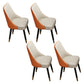 Scandinavian Style Wood Side Dining Chairs Dining Room Solid Back Chair White-Saffron 4 Piece Set Clearhalo ' kitchen&dining_furn' 'Dining Chairs' 'Dining Tables & Seating' 'dining_chair' 'furn' 'furn_dining_chair' 'Furniture' 'furniture_dining_chair' 'Kitchen & Dining Furniture' 'kitchen' 3650124