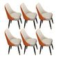 Scandinavian Style Wood Side Dining Chairs Dining Room Solid Back Chair White-Saffron 6 Piece Set Clearhalo ' kitchen&dining_furn' 'Dining Chairs' 'Dining Tables & Seating' 'dining_chair' 'furn' 'furn_dining_chair' 'Furniture' 'furniture_dining_chair' 'Kitchen & Dining Furniture' 'kitchen' 3650125