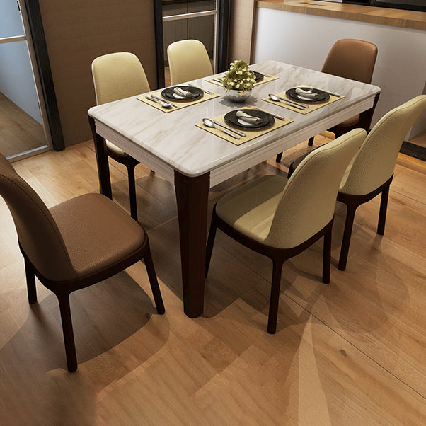 Minimalist Solid Wood Kitchen Dining Side Chair Solid Back Dining Side Chair Clearhalo ' kitchen&dining_furn' 'Dining Chairs' 'Dining Tables & Seating' 'dining_chair' 'furn' 'furn_dining_chair' 'Furniture' 'furniture_dining_chair' 'Kitchen & Dining Furniture' 'kitchen' 3650174