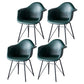 Leather Dining Arm Chair Solid Back Dining Armchairs with Black Metal Legs Green Set of 4 Clearhalo ' kitchen&dining_furn' 'Dining Chairs' 'Dining Tables & Seating' 'dining_chair' 'Furniture' 'furniture_dining_chair' 'Kitchen & Dining Furniture' 'kitchen' 3650201