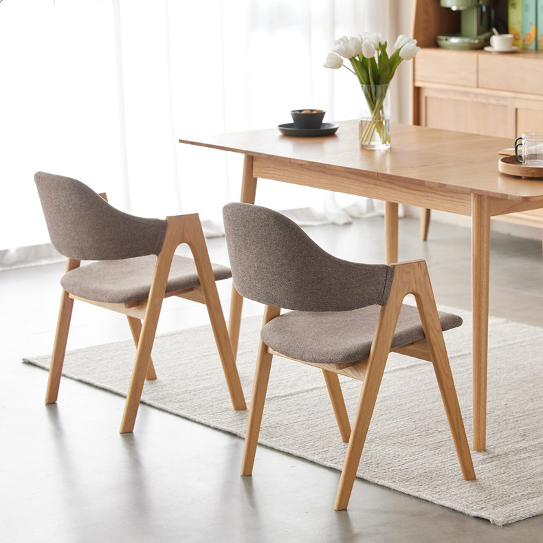 Contemporary Side Solid Wood Dining Room Chair Open Back Dining Side Chair for Home Use Clearhalo ' kitchen&dining_furn' 'Dining Chairs' 'Dining Tables & Seating' 'dining_chair' 'furn' 'furn_dining_chair' 'Furniture' 'furniture_dining_chair' 'Kitchen & Dining Furniture' 'kitchen' 3650210