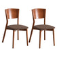 Industrial Dining Chair Open Back Side Chair with Wood Legs for Home Use Light Brown 2 Piece Set Clearhalo ' kitchen&dining_furn' 'Dining Chairs' 'Dining Tables & Seating' 'dining_chair' 'furn' 'furn_dining_chair' 'Furniture' 'furniture_dining_chair' 'Kitchen & Dining Furniture' 'kitchen' 3650233
