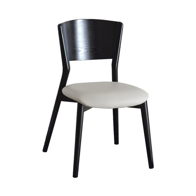 Industrial Dining Chair Open Back Side Chair with Wood Legs for Home Use Clearhalo ' kitchen&dining_furn' 'Dining Chairs' 'Dining Tables & Seating' 'dining_chair' 'furn' 'furn_dining_chair' 'Furniture' 'furniture_dining_chair' 'Kitchen & Dining Furniture' 'kitchen' 3650235