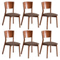 Industrial Dining Chair Open Back Side Chair with Wood Legs for Home Use Light Brown 6 Piece Set Clearhalo ' kitchen&dining_furn' 'Dining Chairs' 'Dining Tables & Seating' 'dining_chair' 'furn' 'furn_dining_chair' 'Furniture' 'furniture_dining_chair' 'Kitchen & Dining Furniture' 'kitchen' 3650236