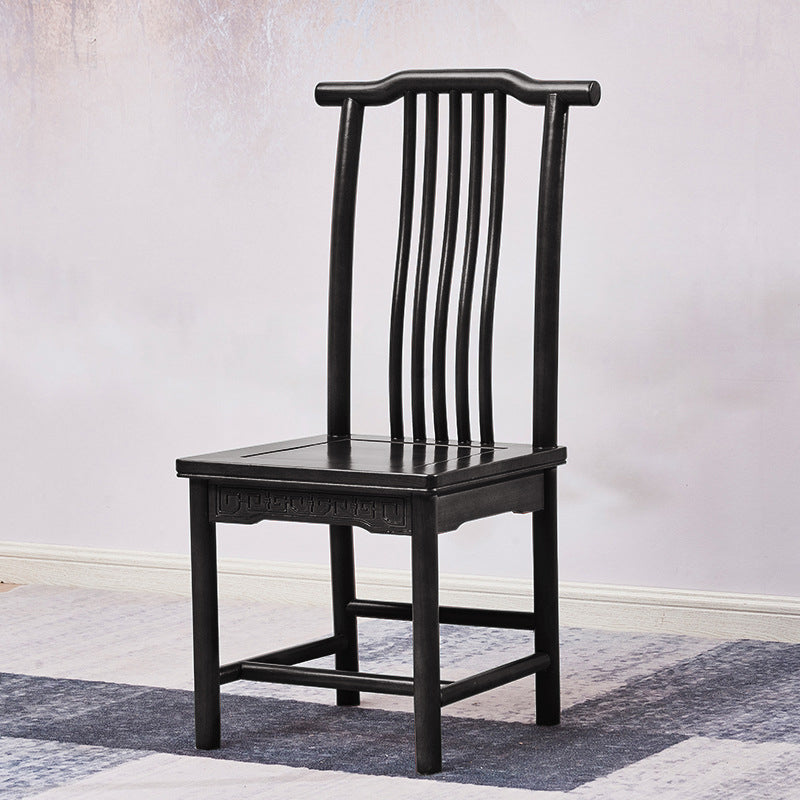 Traditional Style Solid Wood Side Chair Matte Finish Slat Back Dining Chair for Home Clearhalo ' kitchen&dining_furn' 'Dining Chairs' 'Dining Tables & Seating' 'dining_chair' 'furn' 'furn_dining_chair' 'Furniture' 'furniture_dining_chair' 'Kitchen & Dining Furniture' 'kitchen' 3650248