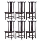 Traditional Style Solid Wood Side Chair Matte Finish Slat Back Dining Chair for Home Black 6 Piece Set Clearhalo ' kitchen&dining_furn' 'Dining Chairs' 'Dining Tables & Seating' 'dining_chair' 'furn' 'furn_dining_chair' 'Furniture' 'furniture_dining_chair' 'Kitchen & Dining Furniture' 'kitchen' 3650249