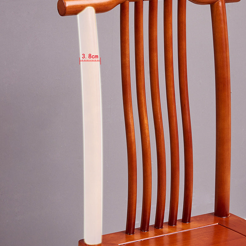 Traditional Style Solid Wood Side Chair Matte Finish Slat Back Dining Chair for Home Clearhalo ' kitchen&dining_furn' 'Dining Chairs' 'Dining Tables & Seating' 'dining_chair' 'furn' 'furn_dining_chair' 'Furniture' 'furniture_dining_chair' 'Kitchen & Dining Furniture' 'kitchen' 3650251