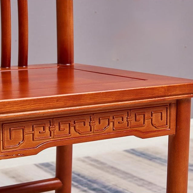 Traditional Style Solid Wood Side Chair Matte Finish Slat Back Dining Chair for Home Clearhalo ' kitchen&dining_furn' 'Dining Chairs' 'Dining Tables & Seating' 'dining_chair' 'furn' 'furn_dining_chair' 'Furniture' 'furniture_dining_chair' 'Kitchen & Dining Furniture' 'kitchen' 3650256