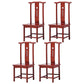 Traditional Style Solid Wood Side Chair Matte Finish Slat Back Dining Chair for Home Red 4 Piece Set Clearhalo ' kitchen&dining_furn' 'Dining Chairs' 'Dining Tables & Seating' 'dining_chair' 'furn' 'furn_dining_chair' 'Furniture' 'furniture_dining_chair' 'Kitchen & Dining Furniture' 'kitchen' 3650258