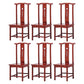 Traditional Style Solid Wood Side Chair Matte Finish Slat Back Dining Chair for Home Red 6 Piece Set Clearhalo ' kitchen&dining_furn' 'Dining Chairs' 'Dining Tables & Seating' 'dining_chair' 'furn' 'furn_dining_chair' 'Furniture' 'furniture_dining_chair' 'Kitchen & Dining Furniture' 'kitchen' 3650260