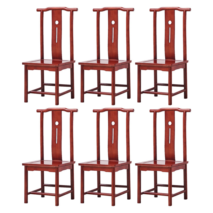 Traditional Style Solid Wood Side Chair Matte Finish Slat Back Dining Chair for Home Red 6 Piece Set Clearhalo ' kitchen&dining_furn' 'Dining Chairs' 'Dining Tables & Seating' 'dining_chair' 'furn' 'furn_dining_chair' 'Furniture' 'furniture_dining_chair' 'Kitchen & Dining Furniture' 'kitchen' 3650260