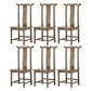 Traditional Style Solid Wood Side Chair Matte Finish Slat Back Dining Chair for Home Green 6 Piece Set Clearhalo ' kitchen&dining_furn' 'Dining Chairs' 'Dining Tables & Seating' 'dining_chair' 'furn' 'furn_dining_chair' 'Furniture' 'furniture_dining_chair' 'Kitchen & Dining Furniture' 'kitchen' 3650268