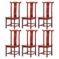 Traditional Style Solid Wood Side Chair Matte Finish Slat Back Dining Chair for Home Red Brown 6 Piece Set Clearhalo ' kitchen&dining_furn' 'Dining Chairs' 'Dining Tables & Seating' 'dining_chair' 'furn' 'furn_dining_chair' 'Furniture' 'furniture_dining_chair' 'Kitchen & Dining Furniture' 'kitchen' 3650277