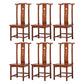 Traditional Style Solid Wood Side Chair Matte Finish Slat Back Dining Chair for Home Dark Brown 6 Piece Set Clearhalo ' kitchen&dining_furn' 'Dining Chairs' 'Dining Tables & Seating' 'dining_chair' 'furn' 'furn_dining_chair' 'Furniture' 'furniture_dining_chair' 'Kitchen & Dining Furniture' 'kitchen' 3650286