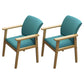 Modern Kitchen Khaki Dining Arm Chair Solid Wood Solid Back Dining Arm Chair Light Blue 2 Piece Set Clearhalo ' kitchen&dining_furn' 'Dining Chairs' 'Dining Tables & Seating' 'dining_chair' 'furn' 'furn_dining_chair' 'Furniture' 'furniture_dining_chair' 'Kitchen & Dining Furniture' 'kitchen' 3650294