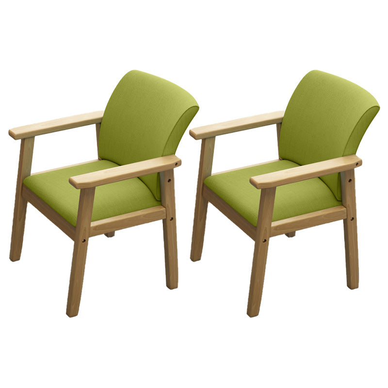 Modern Kitchen Khaki Dining Arm Chair Solid Wood Solid Back Dining Arm Chair Green 2 Piece Set Clearhalo ' kitchen&dining_furn' 'Dining Chairs' 'Dining Tables & Seating' 'dining_chair' 'furn' 'furn_dining_chair' 'Furniture' 'furniture_dining_chair' 'Kitchen & Dining Furniture' 'kitchen' 3650298