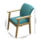 Modern Kitchen Khaki Dining Arm Chair Solid Wood Solid Back Dining Arm Chair Clearhalo ' kitchen&dining_furn' 'Dining Chairs' 'Dining Tables & Seating' 'dining_chair' 'furn' 'furn_dining_chair' 'Furniture' 'furniture_dining_chair' 'Kitchen & Dining Furniture' 'kitchen' 3650312