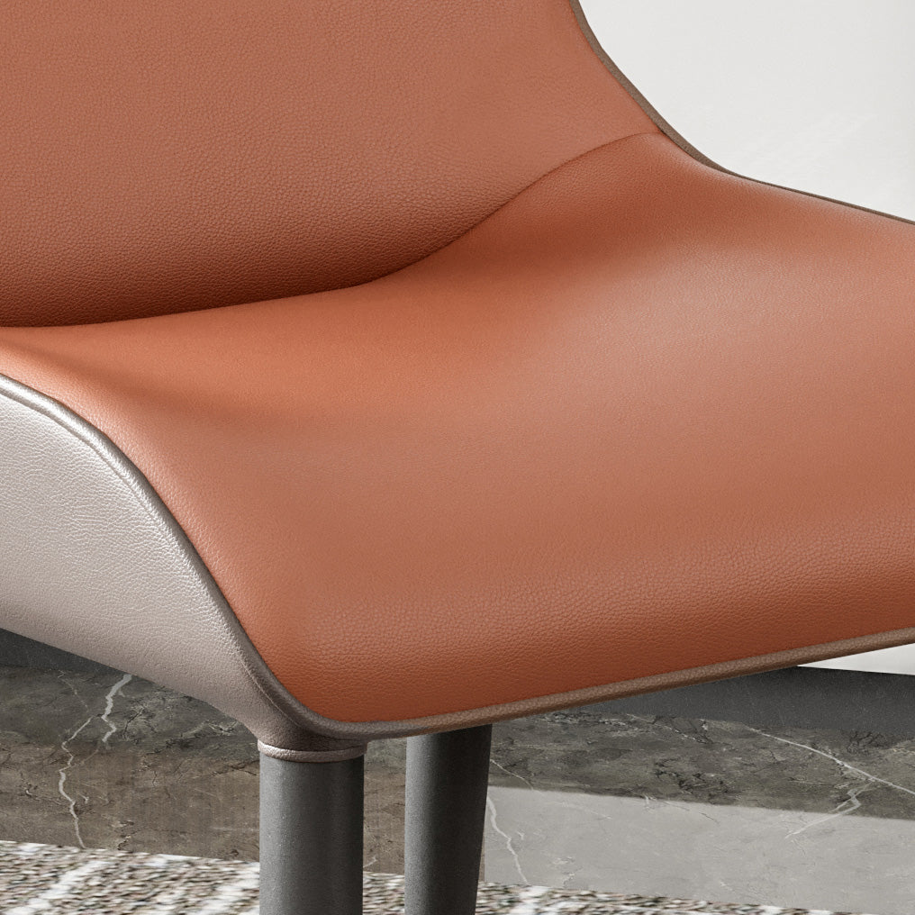 Scandinavian Style Metal Side Chair Dining Room Wingback Parsons Chair Clearhalo ' kitchen&dining_furn' 'Dining Chairs' 'Dining Tables & Seating' 'dining_chair' 'furn' 'furn_dining_chair' 'Furniture' 'furniture_dining_chair' 'Kitchen & Dining Furniture' 'kitchen' 3650371