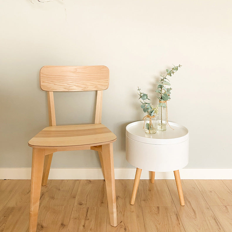 Minimalist Open Back Kitchen Dining Side Chair Solid Wood Dining Side Chair Clearhalo ' kitchen&dining_furn' 'Dining Chairs' 'Dining Tables & Seating' 'dining_chair' 'furn' 'furn_dining_chair' 'Furniture' 'furniture_dining_chair' 'Kitchen & Dining Furniture' 'kitchen' 3650394