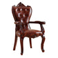 Victorian Dining Arm Chair Solid Back Side Chair with Wood Legs for Home Use Clearhalo ' kitchen&dining_furn' 'Dining Chairs' 'Dining Tables & Seating' 'dining_chair' 'furn' 'furn_dining_chair' 'Furniture' 'furniture_dining_chair' 'Kitchen & Dining Furniture' 'kitchen' 3650405
