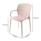 Glam Style Plastic Dining Arm Chair Matte Finish Dining Chair for Dinning Room Clearhalo ' kitchen&dining_furn' 'Dining Chairs' 'Dining Tables & Seating' 'dining_chair' 'furn' 'furn_dining_chair' 'Furniture' 'furniture_dining_chair' 'Kitchen & Dining Furniture' 'kitchen' 3650430